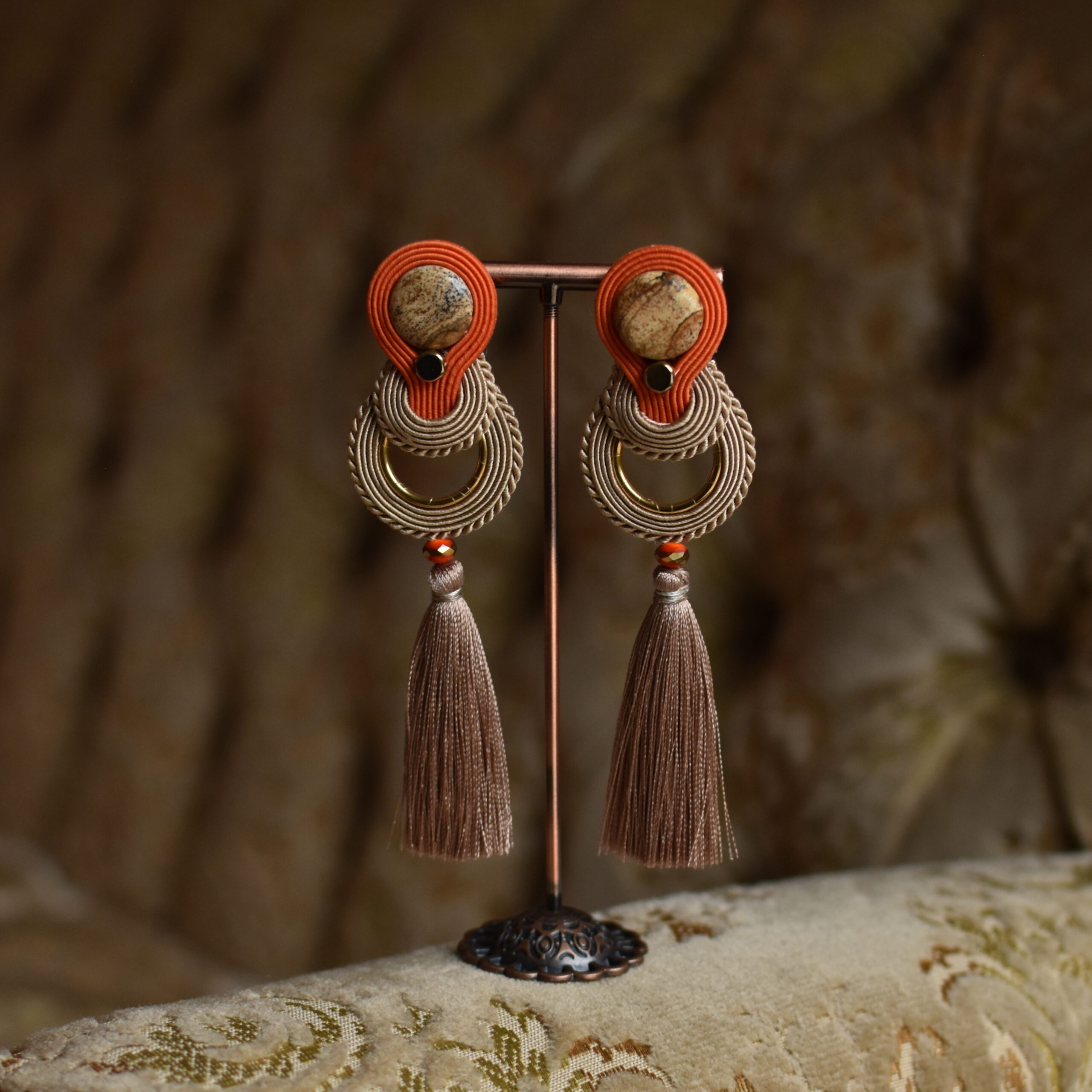 kolczyki orange glow kolczyki orange glow