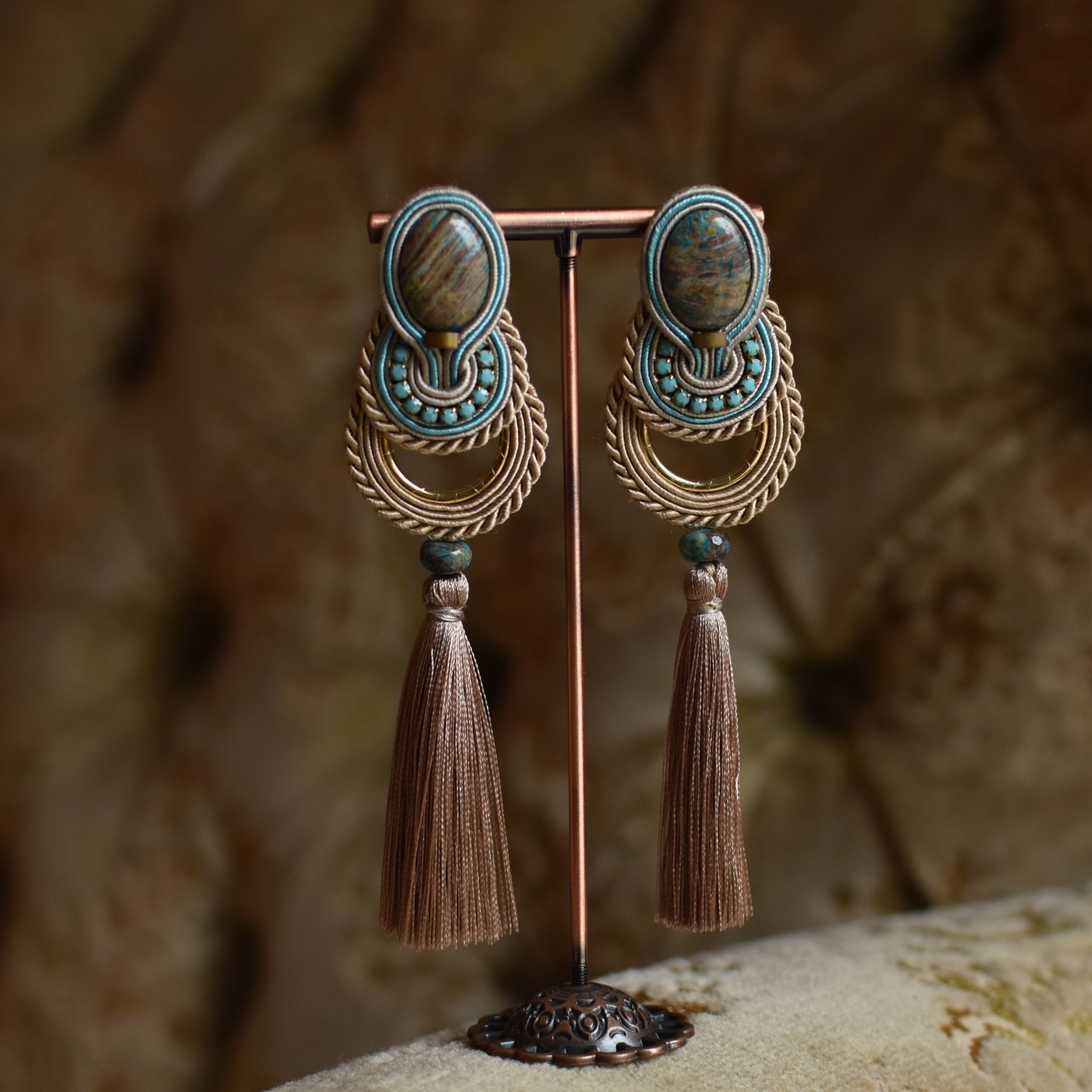 kolczyki azure calm kolczyki azure calm