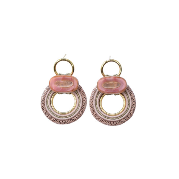 kolczyki cipria luna